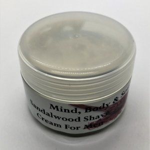 Sandalwood Shave Cream For Men 4 Ounce Jar